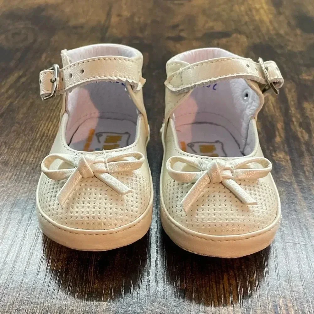 Mexican leather baby shoes